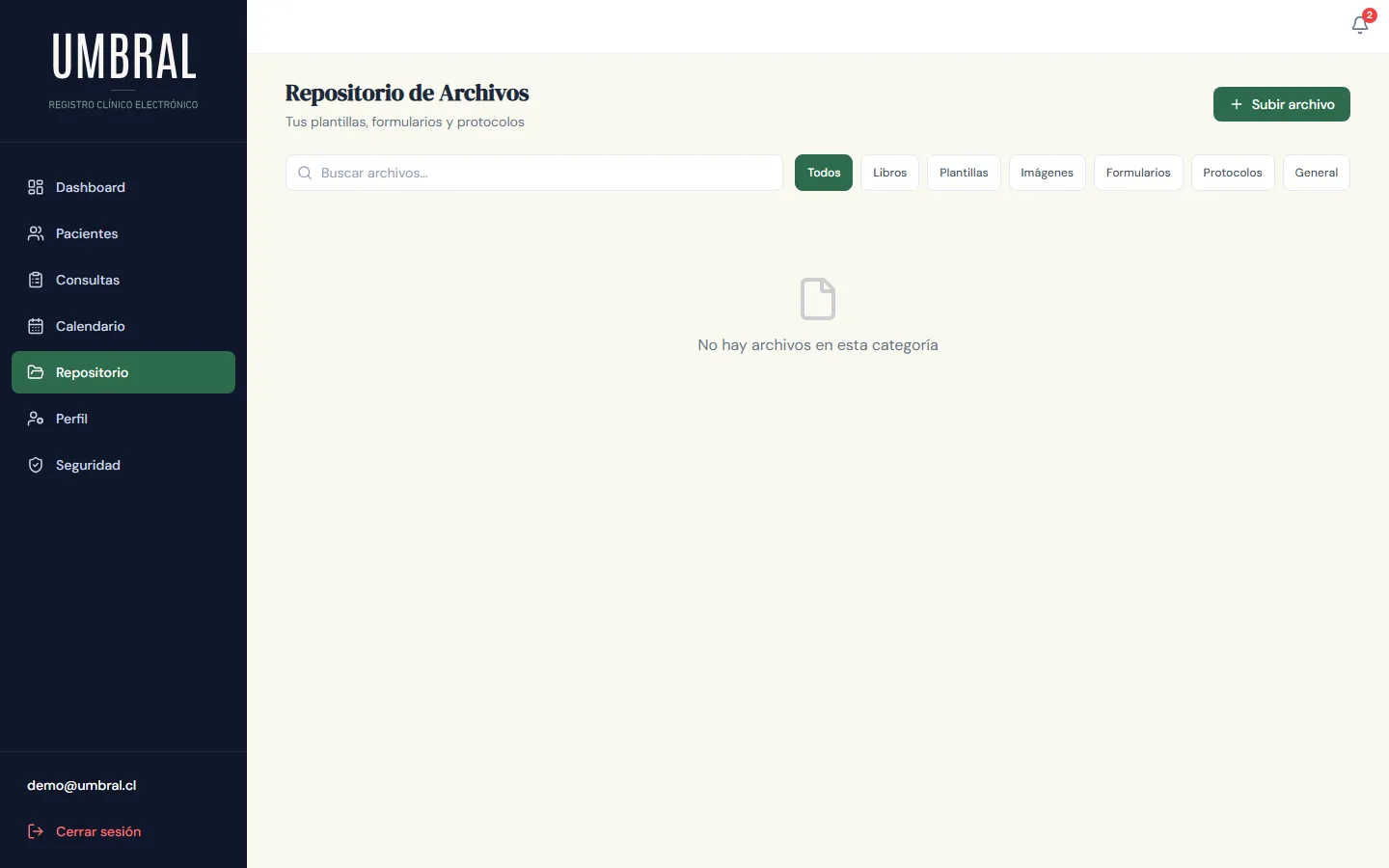 Repositorio de archivos con plantillas, formularios y protocolos
